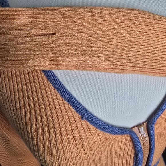 Finesse Rikey Orange Long Sleeve Top And Skirt Size XS/S - Picture 7 of 16